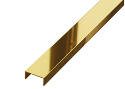 Стальной профиль  U-5-2440-GOLD-MI 0.5x240cm