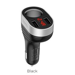 Hoco Z29 Regal digital display cigarette lighter car charger