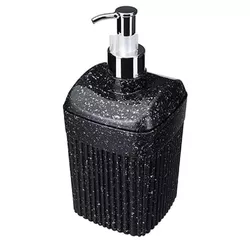 cumpără Dozator săpun Promstore 52341 Econova Velvet 0.65l, 18.7cm, granit negru în Chișinău 