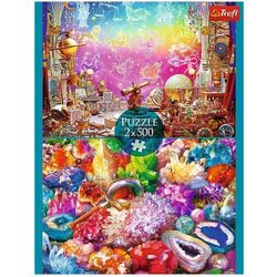 купить Пазл Trefl 37499 Puzzle 2x500. Cosmos si cristale в Кишинёве 