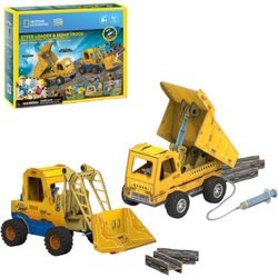купить Конструктор Cubic Fun DS1132h 3D puzzle Mini Încărcător și Camion Basculant в Кишинёве 