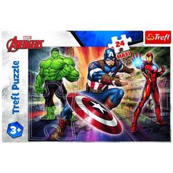 купить Головоломка Trefl 14321 Puzzles - 24 Maxi - In the world of Avengers / Disney Marvel The Avengers в Кишинёве 