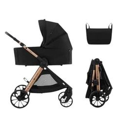 cumpără Сărucior pentru copii KinderKraft 2в1 Vesto 2 KSVEST02BLK2000 Black în Chișinău 