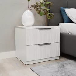 купить Тумбочка Bayro Murano 550x500x450 Positano белый мат в Кишинёве 