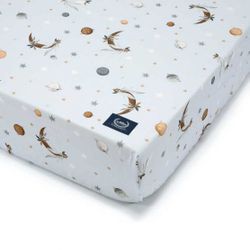 Простынь хлопковая La Millou Fly Me To The Moon Sky Pure 60×120 см