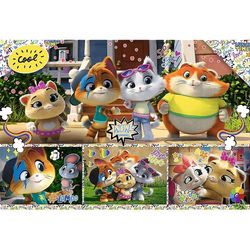 cumpără Puzzle Trefl 16442 Puzzles 100 Rainbow 44 cats în Chișinău 