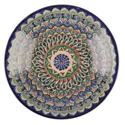 cumpără Farfurie Rishtan Ceramic Lyagan Mehrob 26cm, pictata manual, ceramica în Chișinău 