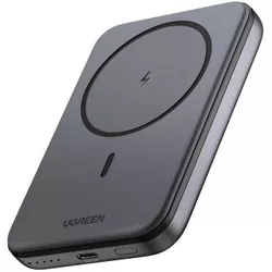 купить Аккумулятор внешний USB (Powerbank) Ugreen 25919 Mini Magnetic Wireless Qi 10000mAh, 20W, Space Grey в Кишинёве 