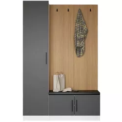 cumpără Mobilă pentru antreu Trendy Noe-8294, 135x210x35cm (GTR003990) în Chișinău 