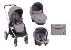 Carucior 3 in 1 Kikka Boo Vicenza Luxury, Gri