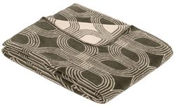 cumpără Textile de casă Ibena 3434/700 Jacquard Decke Cagliari Green/nature în Chișinău 