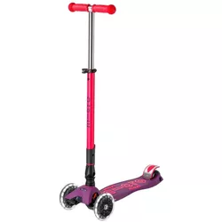 cumpără Trotinetă Micro MMD228 Maxi Deluxe Foldable Neon LED Ultra Pink în Chișinău 