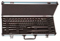 cumpără Set de tubulare, bite, duze Makita D-42385 Set 10 dalti/burghie valiza alum. 250mm în Chișinău 