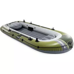 cumpără Barcă gonflabilă Intex 66334 Seahawk 4, cu vâsle și pompă, 351x145x48cm, max.480kg în Chișinău 