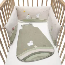 купить Бортик для кроватки Premaman PCIEO9-VEC-UNQ Protectie laterala pentru patut Viata la Ferma в Кишинёве 