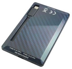 Power Bank   900 mAh, Tuncmatik Energycard 900 - Micro USB, Black