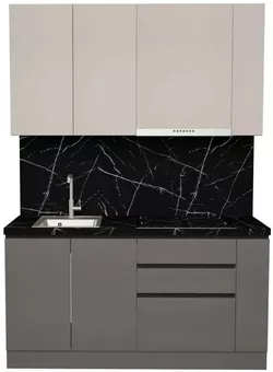 купить Мебель для кухни ArtFlame GOLA Cream/Stone Grey (1.6 m.l.) в Кишинёве 