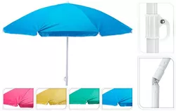 cumpără Umbrelă de gradină Holland 57439 Umbrela de soare D160cm, H180cm cu picior flexibil (în asort.) în Chișinău 