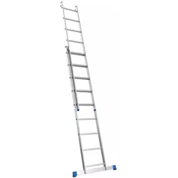 купить Лестница Nex Home Scară Metkas din aluminiu cu două secțiuni 2x9 (3,65m) в Кишинёве 