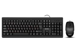 Keyboard & Mouse SVEN KB-S320C, Fullsize layout, Splash proof, Fn key, Black, USB