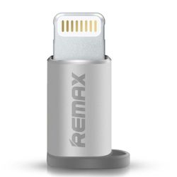 Adapter Remax Micro-USB to Lightning, Silver