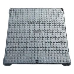 cumpără Accesoriu pentru casă Uniplast 16005, capac cu rama patrata din fonta 700x700 mm EN124 B125 (730 x 730 mm, H=37 mm) în Chișinău 