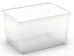 Коробка с крышкой C-box XL, 50l, 55X38.5XH30.5cm, на колесах