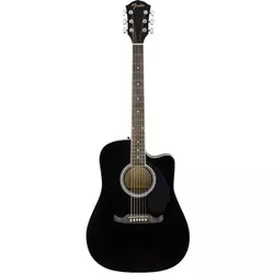 купить Гитара Fender FA-125CE Dreadnought Electro-Acustică - Walnut Fingerboard, Black в Кишинёве 