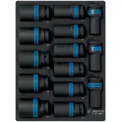 купить Набор головок, бит, насадок King Tony 9-6414MPV набор 3/4" ударных головок глубоких 6гр., от 19 до 41мм, 14 пр. (FOAM) в Кишинёве 