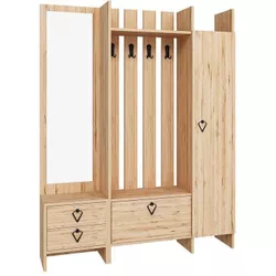 cumpără Mobilă pentru antreu Trendy Last Mirror, Pinul Atlantic, 137x180x33cm (GTR005922) în Chișinău 