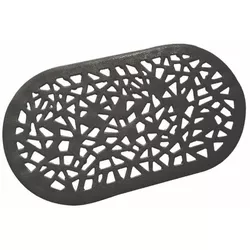 cumpără Covoraș de baie Bisk 06760 antiderapant, 68x39, negru, GRENADA în Chișinău 