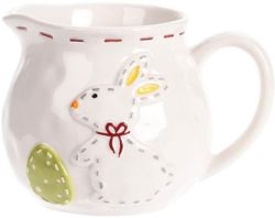 cumpără Veselă Promstore 43788 Сливочник Кролик с морковкой 12сm, керамика în Chișinău 