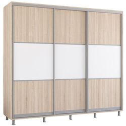 купить Шкаф Mobildor-Lux Aron uși glisante din PAL orizontal (250x60x200H cm) Sonoma в Кишинёве 