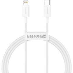 купить Кабель для моб. устройства Baseus CATLYS-A02, Superior Series Fast Charging Data Cable Type-C to iP PD 20W 1m White в Кишинёве 