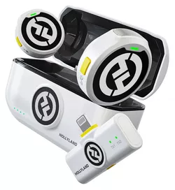 купить Микрофон Hollyland LARK M2 with Lightning Plug (Duo,Ivory, White) в Кишинёве 