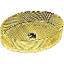 купить Раковина SanDonna Vela Oval Золотистая в Кишинёве 