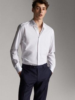 Рубашка Massimo Dutti Белый 0165/365/250