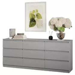 купить Комод MebelStar NEO 9S 180x43x75.5 Grey (MBS-1327) в Кишинёве 