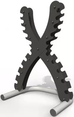 купить Гантель Copfer 17439 Стойка для гантелей на 10 комплектов PTP564 в Кишинёве 