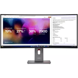cumpără Monitor Lenovo P40WD-40 Curved Black/Grey (64B4XAT1EU) în Chișinău 