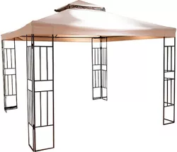 cumpără Umbră pentru grădină Holland 24850 Cort pavilion Party 3x3x2.7m cu ventilare, bej în Chișinău 