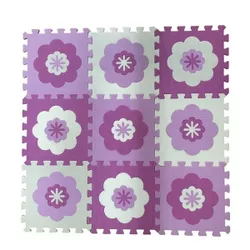 cumpără Covoraș de joacă Essa HK043 Covoraș-puzzle educativ Floricele, 9elem în Chișinău 