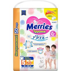 Подгузники-трусики Merries XL (12-22 kg) 50 шт