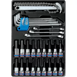 купить Набор ручных инструментов King Tony 9-90131MR набор L-обр.ключей HEX, насадок бит, ключей разрезных 31 пр. в Кишинёве 