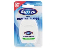 Межзубная нить Active мята 100м