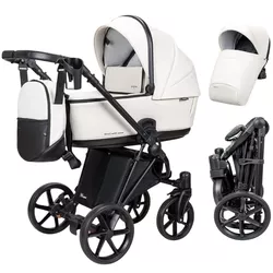 купить Детская коляска Angelina Carucior 2in1 Enigma Eco White Ecco-12 в Кишинёве 