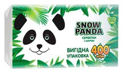 Салфетки столовые PANDA 24*24 1 слой 400 штук