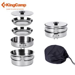 Посуда туристическая KingCamp Backpacker 3 KP3914 silver (1021)