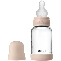 купить Поильник BIBS 50191244 Biberon din sticla anticolici Blush cu tetina din silicon 0+ luni, 120ml в Кишинёве 