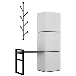 cumpără Mobilă pentru antreu Trendy Mello Alb, 109x149x39cm (GTR000946) în Chișinău 